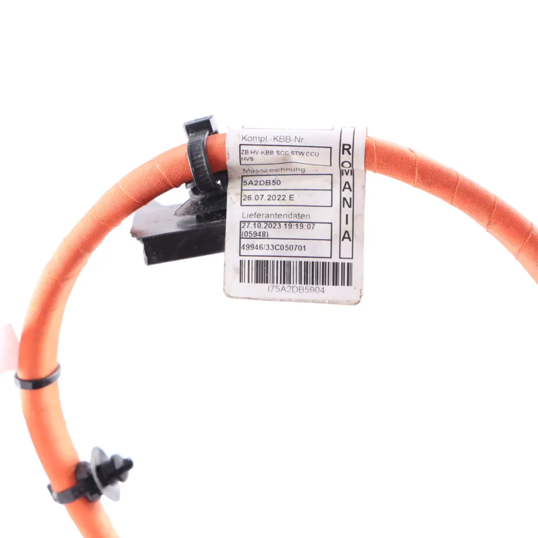 BMW i4 G26 High Voltage Battery Cable Wiring Harness Loom 5A2DB59