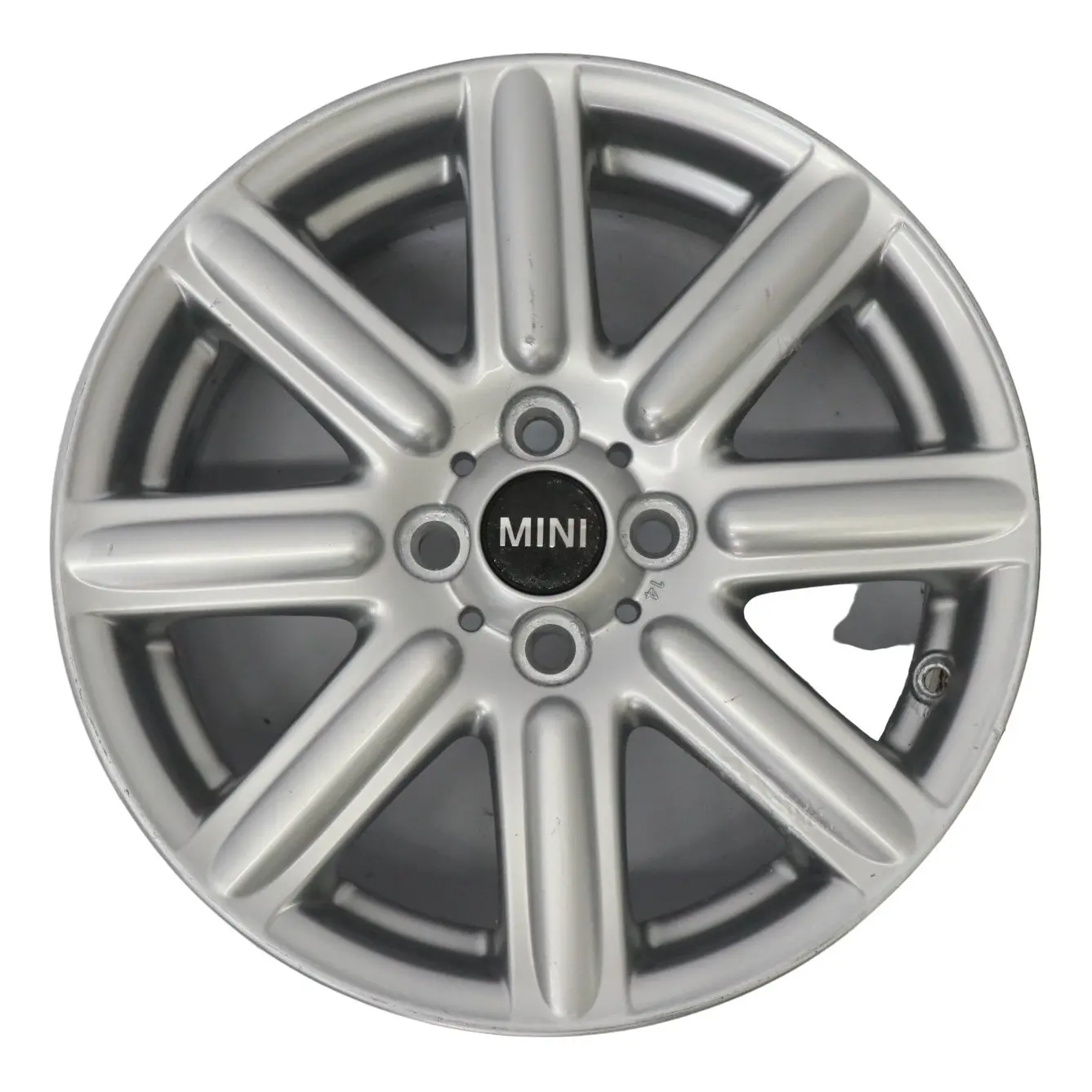 Mini Cooper R55 R56 Silver Wheel Alloy Rim 16" 6,5J ET:48 Rib Spoke 115 6791941