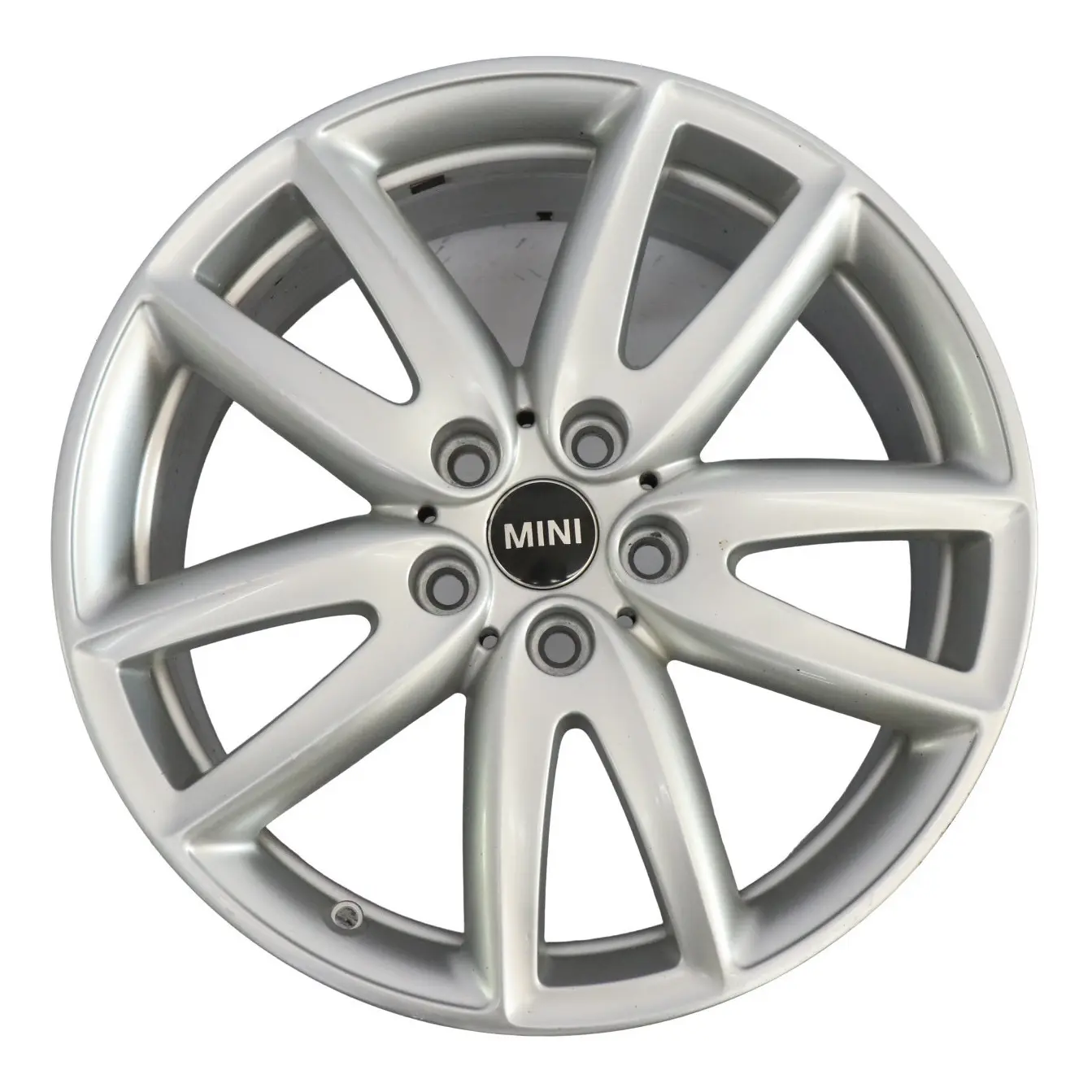 Mini F54 Silver Wheel Alloy Rim 18" 8J ET:57 JCW Grip Spoke 6856049