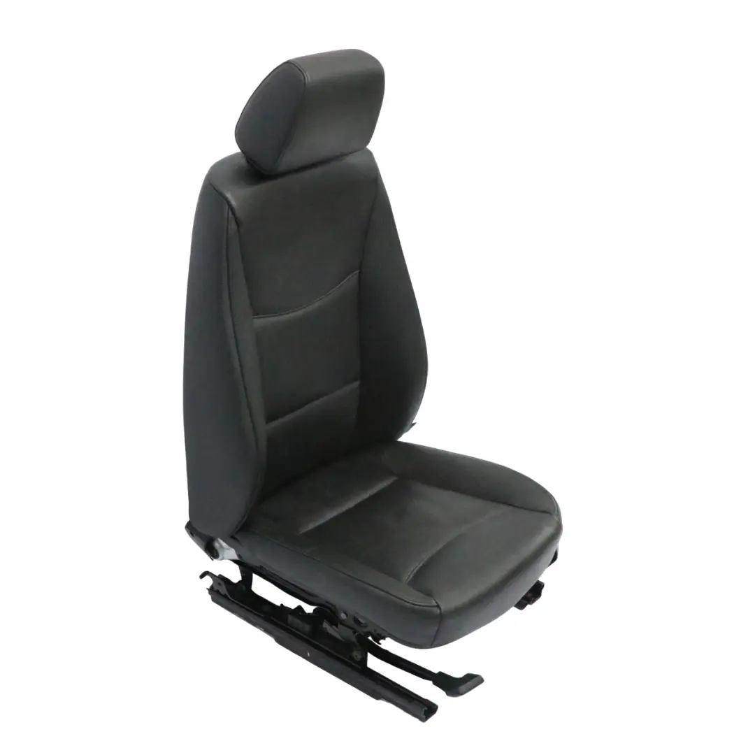 Vorder sitz BMW E90 E91 Links Heizung Schwarz Leder Dakota Interieur