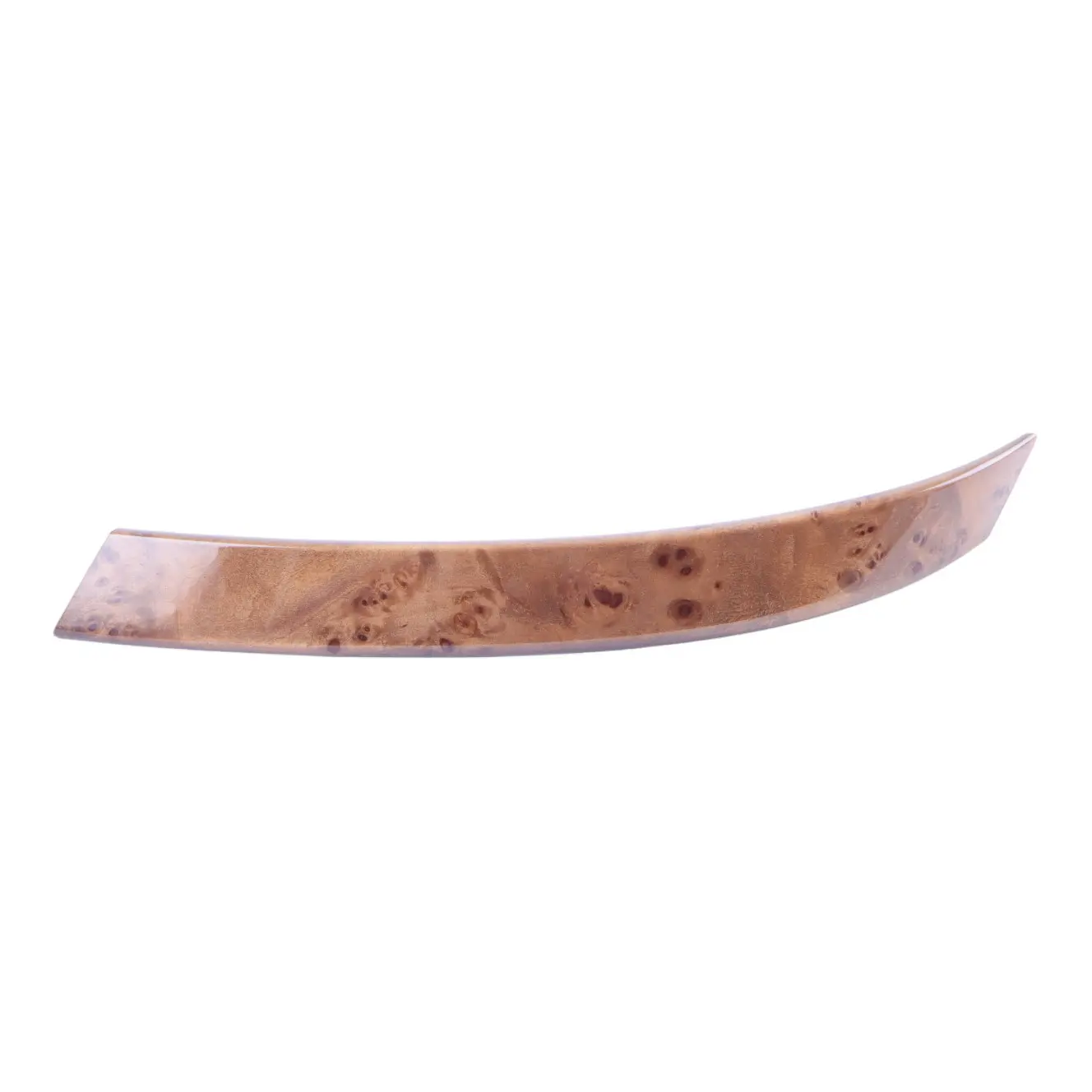 BMW E60 Handle Cover Trim Strip Rear Right O/S Poplar Woodgrain Hell 7079446