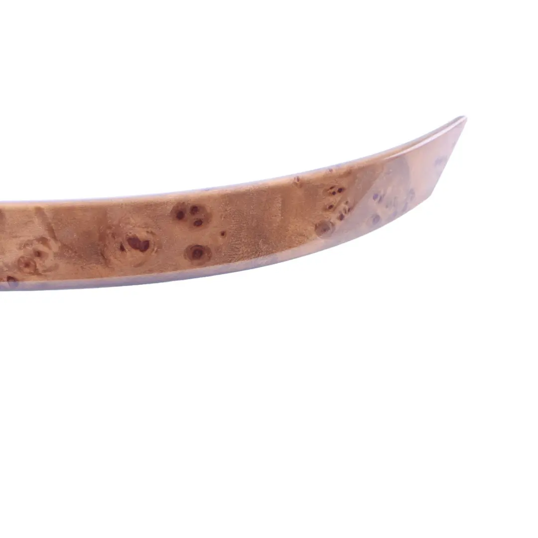 BMW E60 Handle Cover Trim Strip Rear Right O/S Poplar Woodgrain Hell 7079446