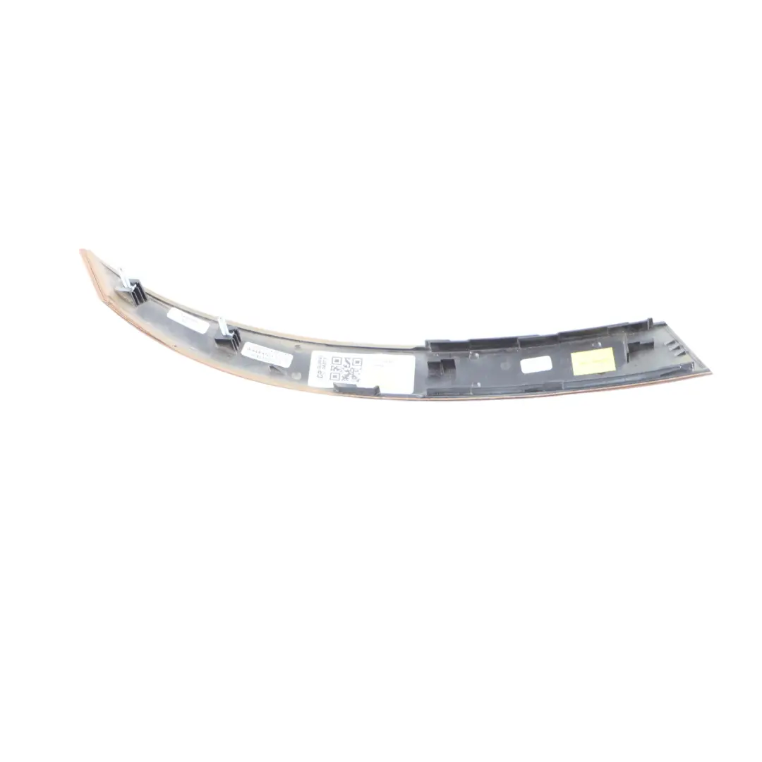 BMW E60 Handle Cover Trim Strip Rear Right O/S Poplar Woodgrain Hell 7079446