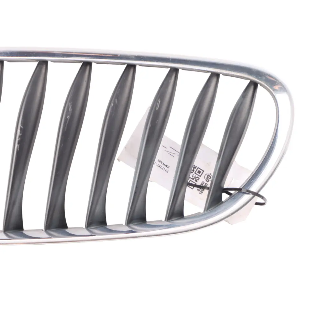 BMW Z4 E85 E86 Front Bumper Centre Grille Left N/S Graphite 7117757