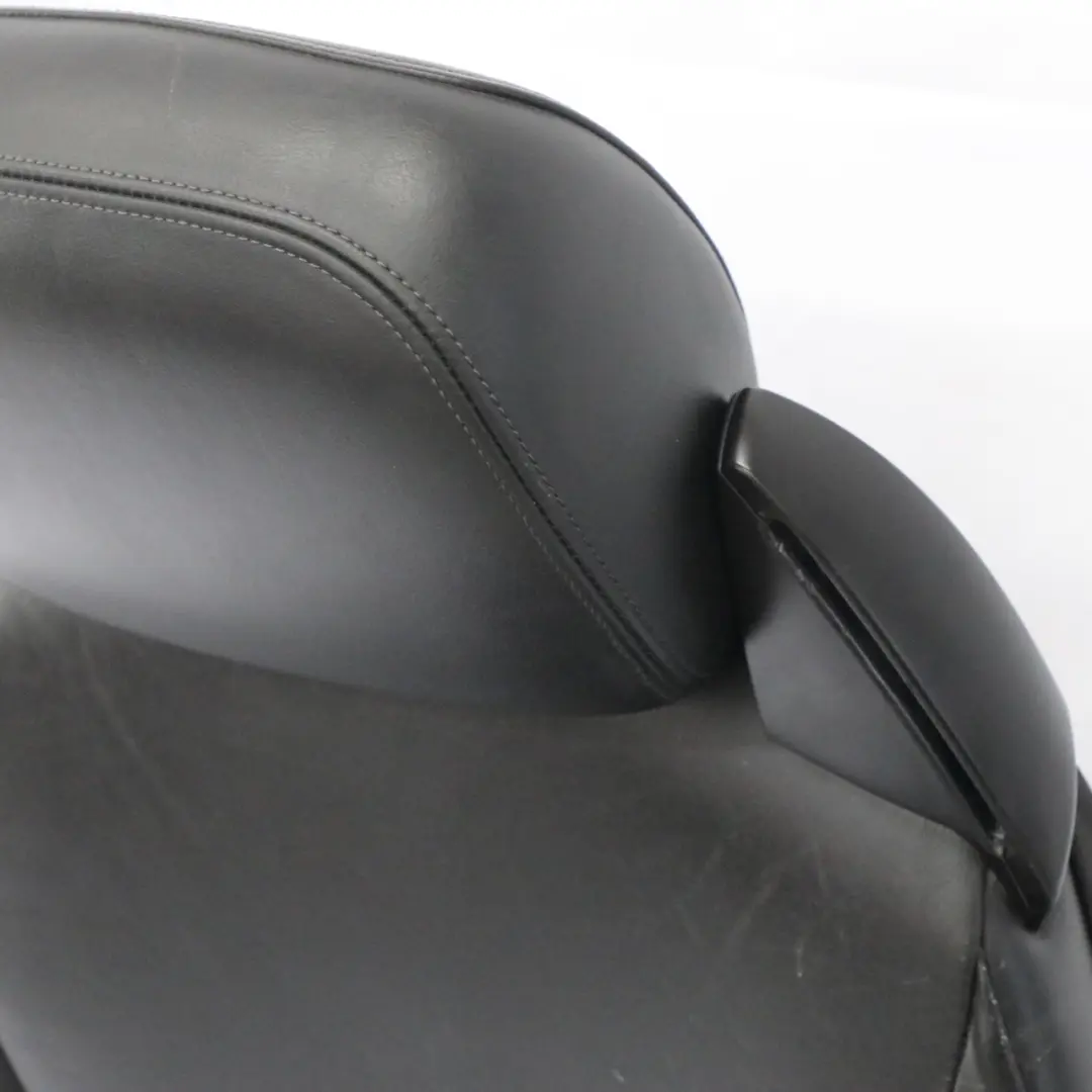 Vordersitz BMW Z4 E85 E86 Cabrio Links Schwarz Leder Oregon Interieur