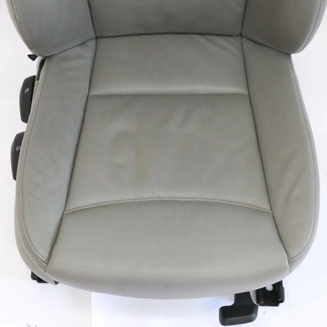 Asiento Delantero BMW E90 E91 Derecho Interior Cuero Gris Dakota