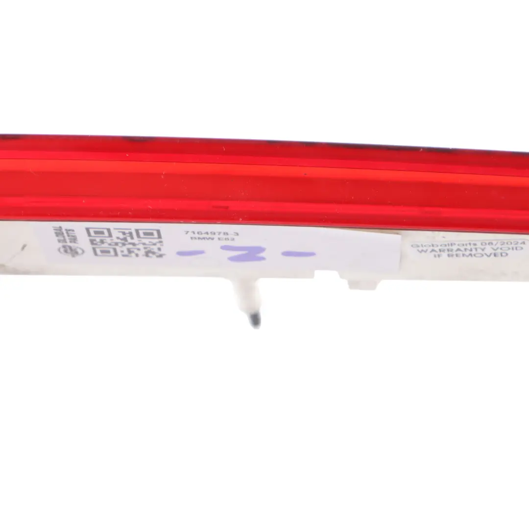 Tercera luz de freno BMW E82 E88 Luz de freno trasera Roja 7164978