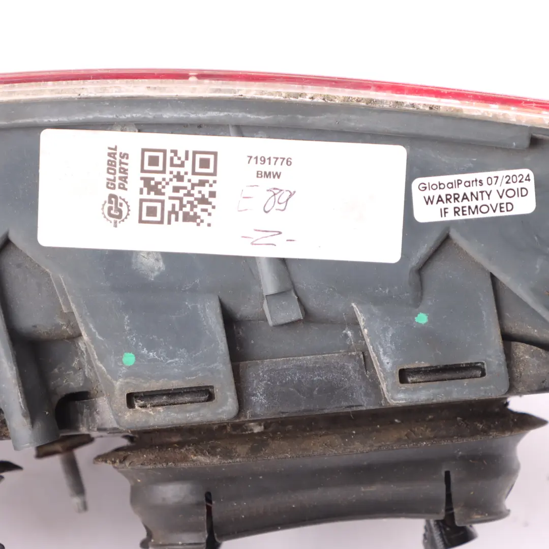 BMW Z4 Series E89 Tail Light Rear Lamp Right O/S 7191776 63217191776