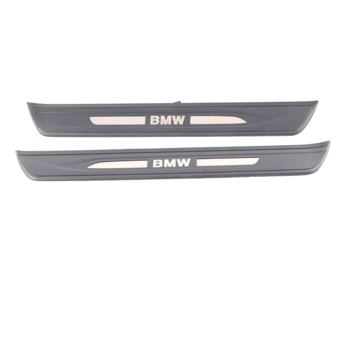 BMW F07 GT Entrance Cover Trim Sill Illuminated Panel Strip Set Kit 7193469