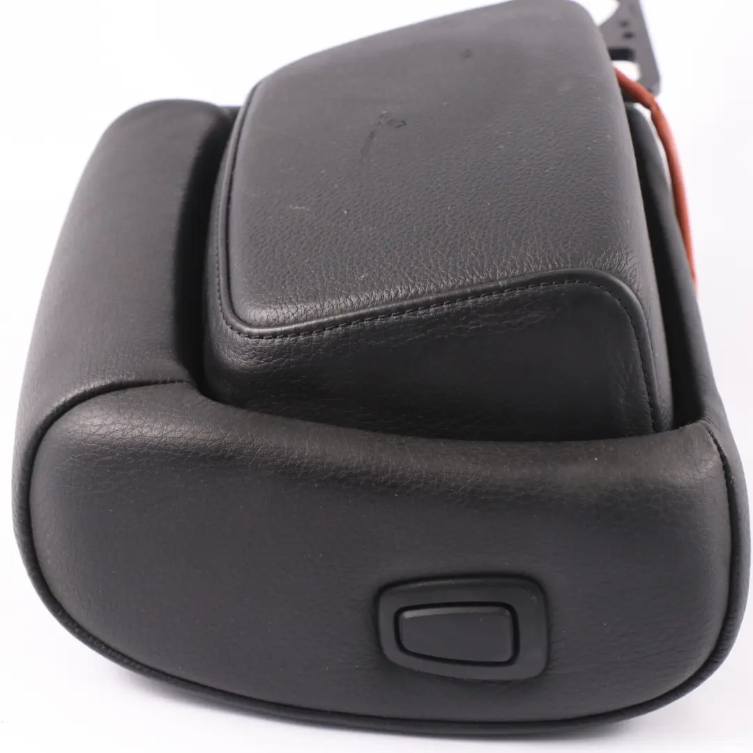 BMW E93 Convertible Asiento Delantero Derecho Reposacabezas Cuero Schwarz Negro