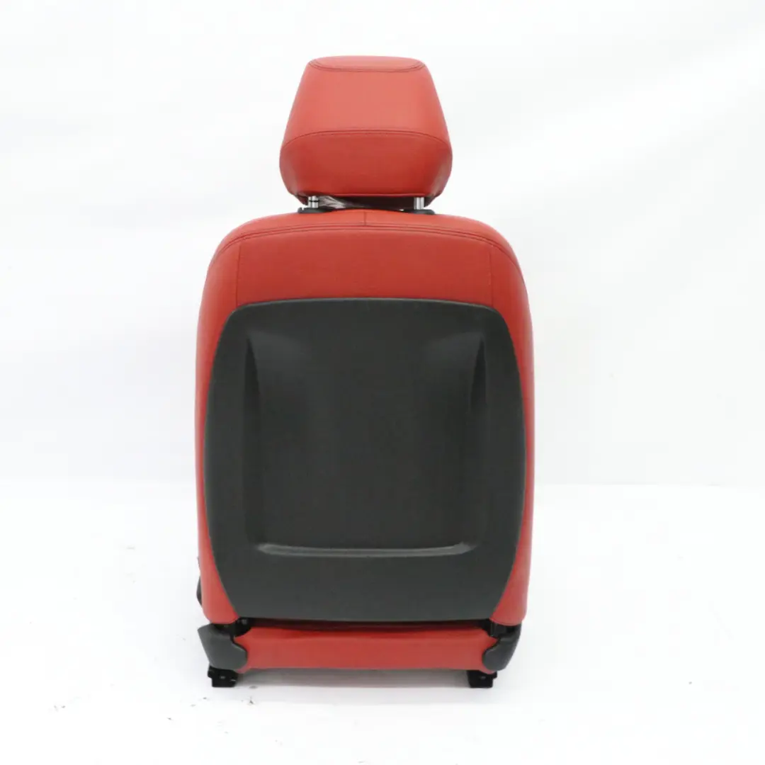 BMW F20 Asiento Delantero M Sport Izquierdo Cuero Korall Rot Rojo Acento Negro