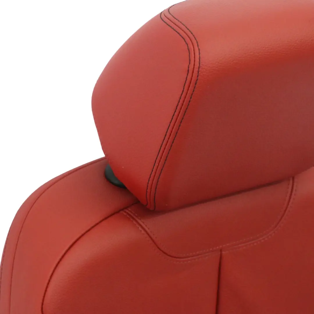 BMW F20 Asiento Delantero M Sport Izquierdo Cuero Korall Rot Rojo Acento Negro