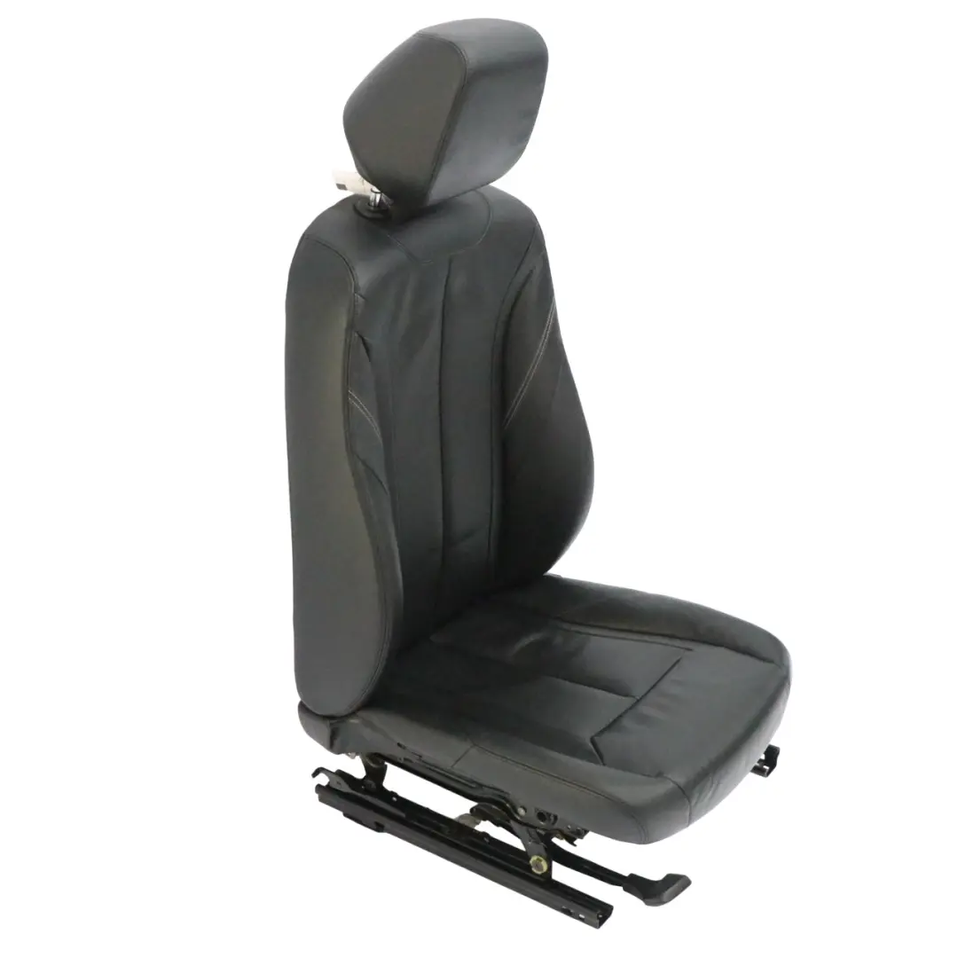 BMW F30 Front Seat Left N/S Interior Leather Dakota Black Exclusive Seam