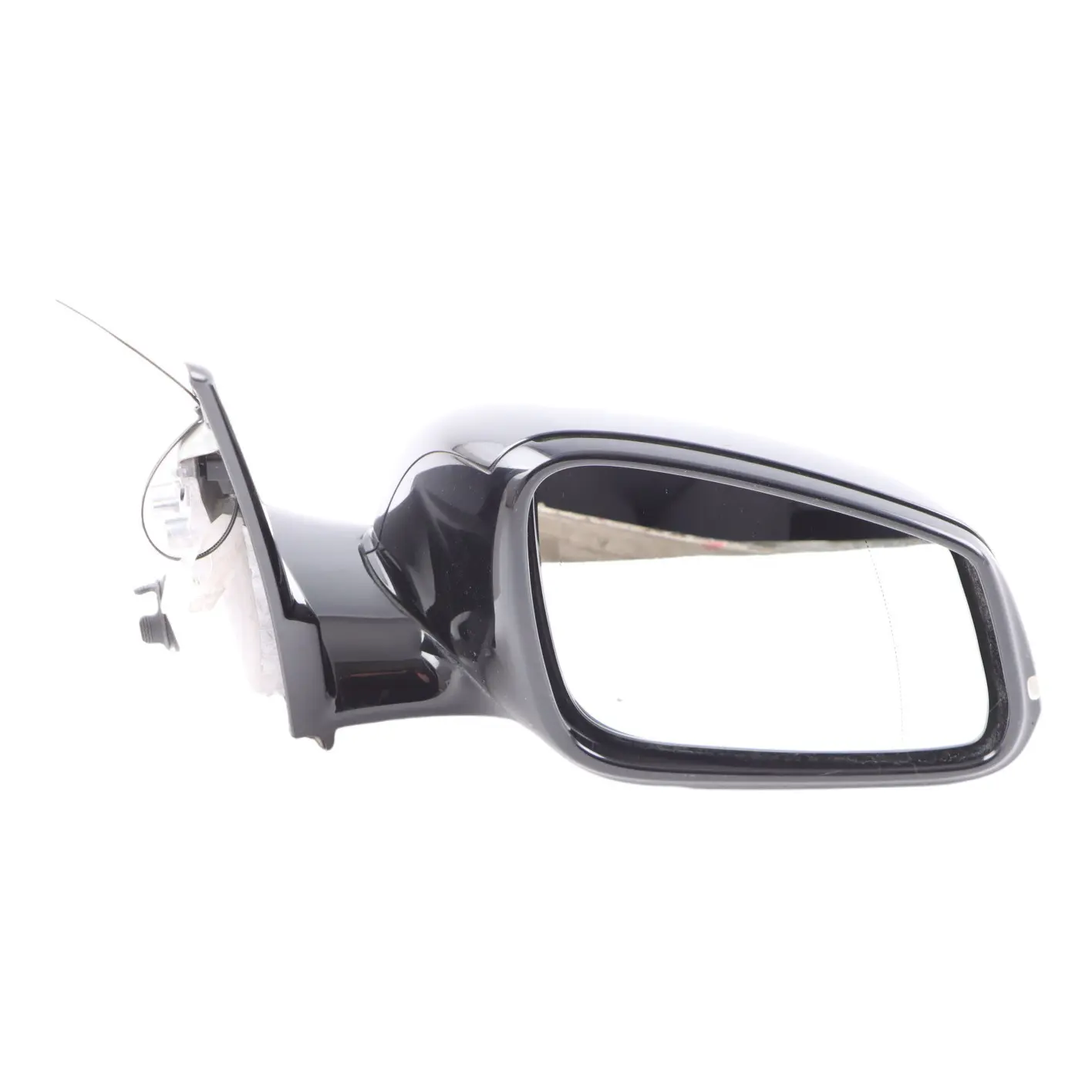 Door Wing Mirror BMW X1 E84 Right O/S Heated Shadow Line Black Sapphire - 475