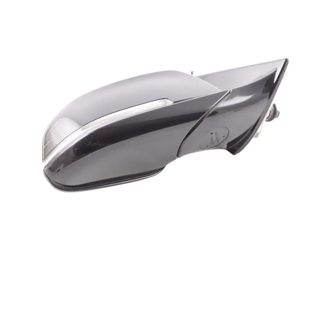 Door Wing Mirror BMW X1 E84 Right O/S Heated Shadow Line Black Sapphire - 475