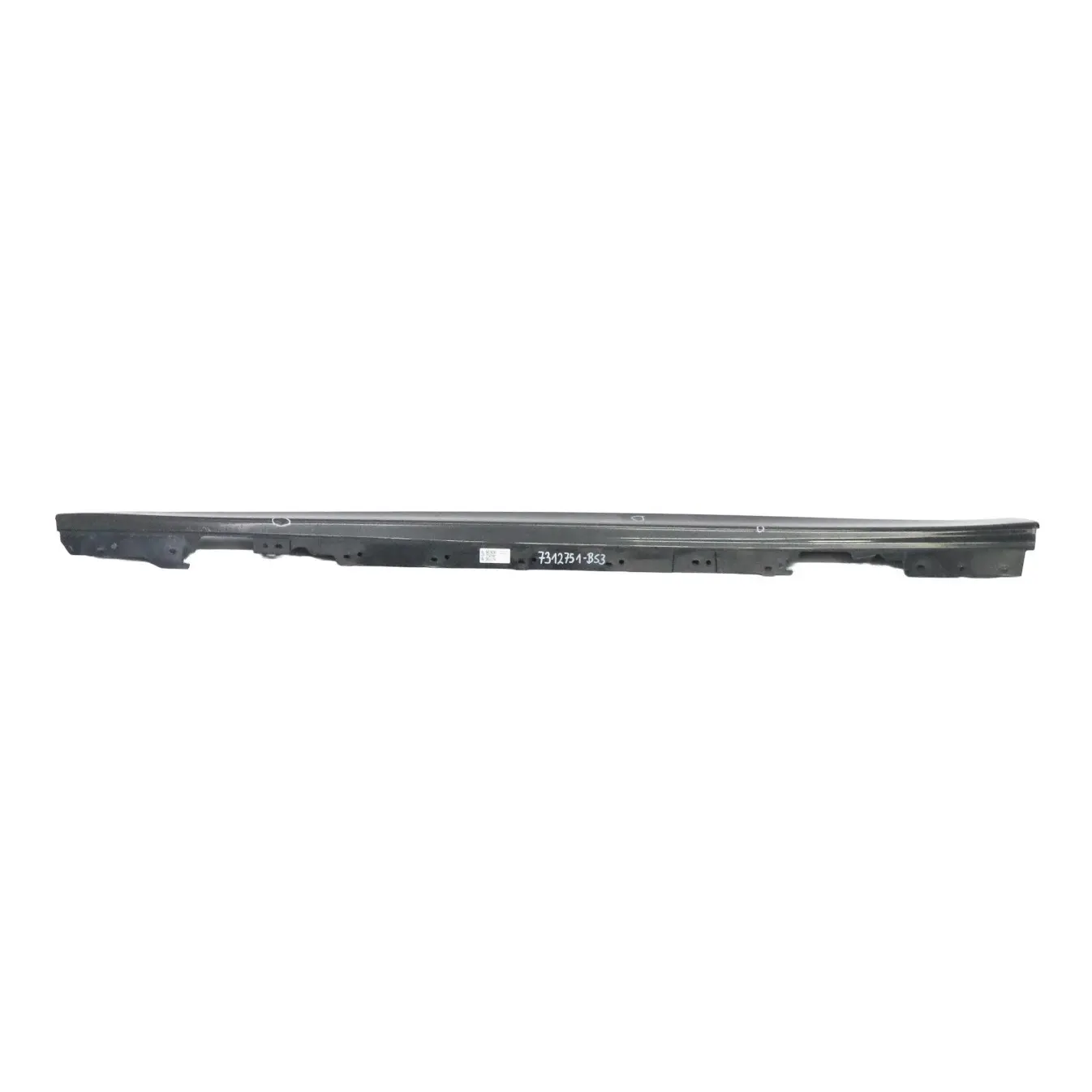 BMW F30 F31 Side Skirt Sill Strip Cover Left N/S Black Sapphire Metallic - 475