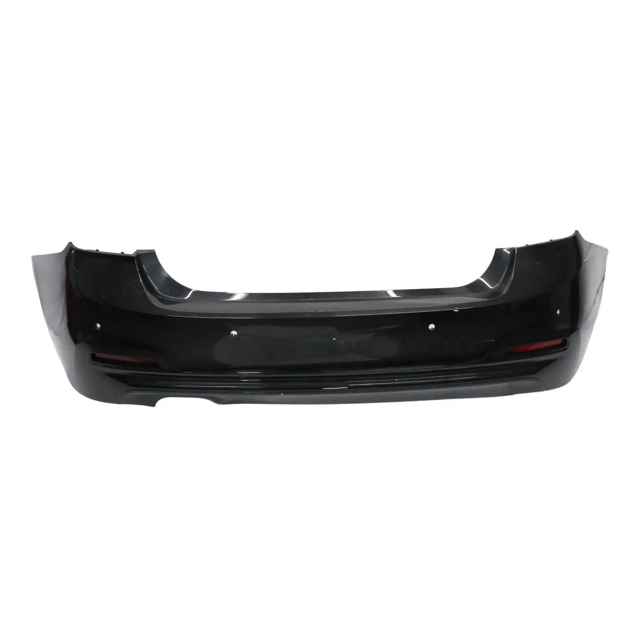 BMW 3 F30 LCI Rear Bumper Trim Panel PDC Black Sapphire Metallic - 475