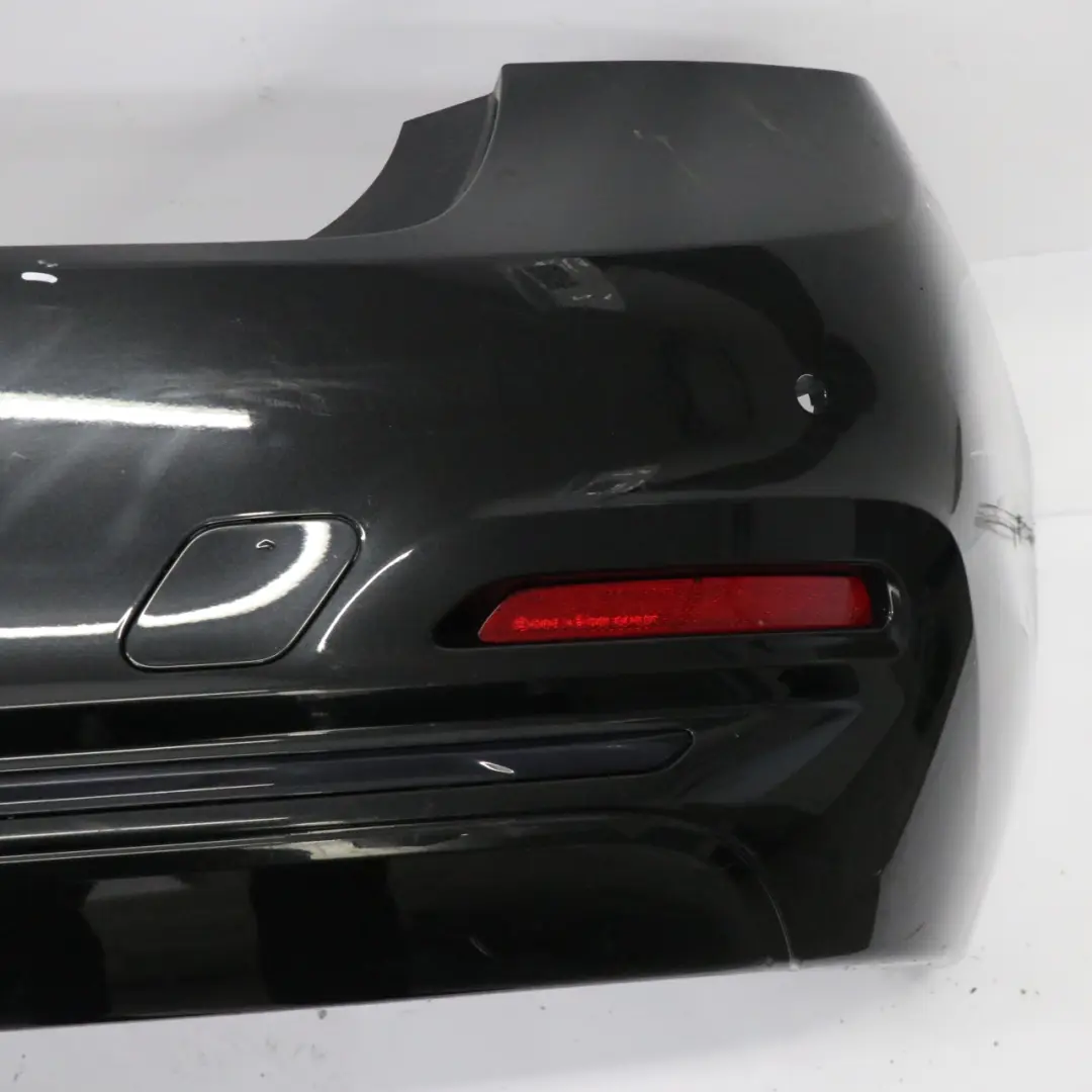 BMW 3 F30 LCI Rear Bumper Trim Panel PDC Black Sapphire Metallic - 475