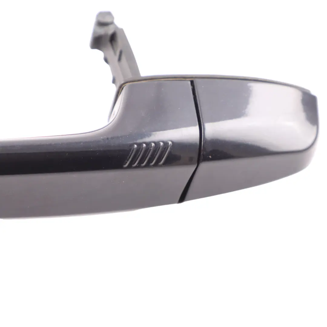 BMW X6 F16 Door Handle Left N/S Outside Grab Carbonschwarz Carbon Black - 416