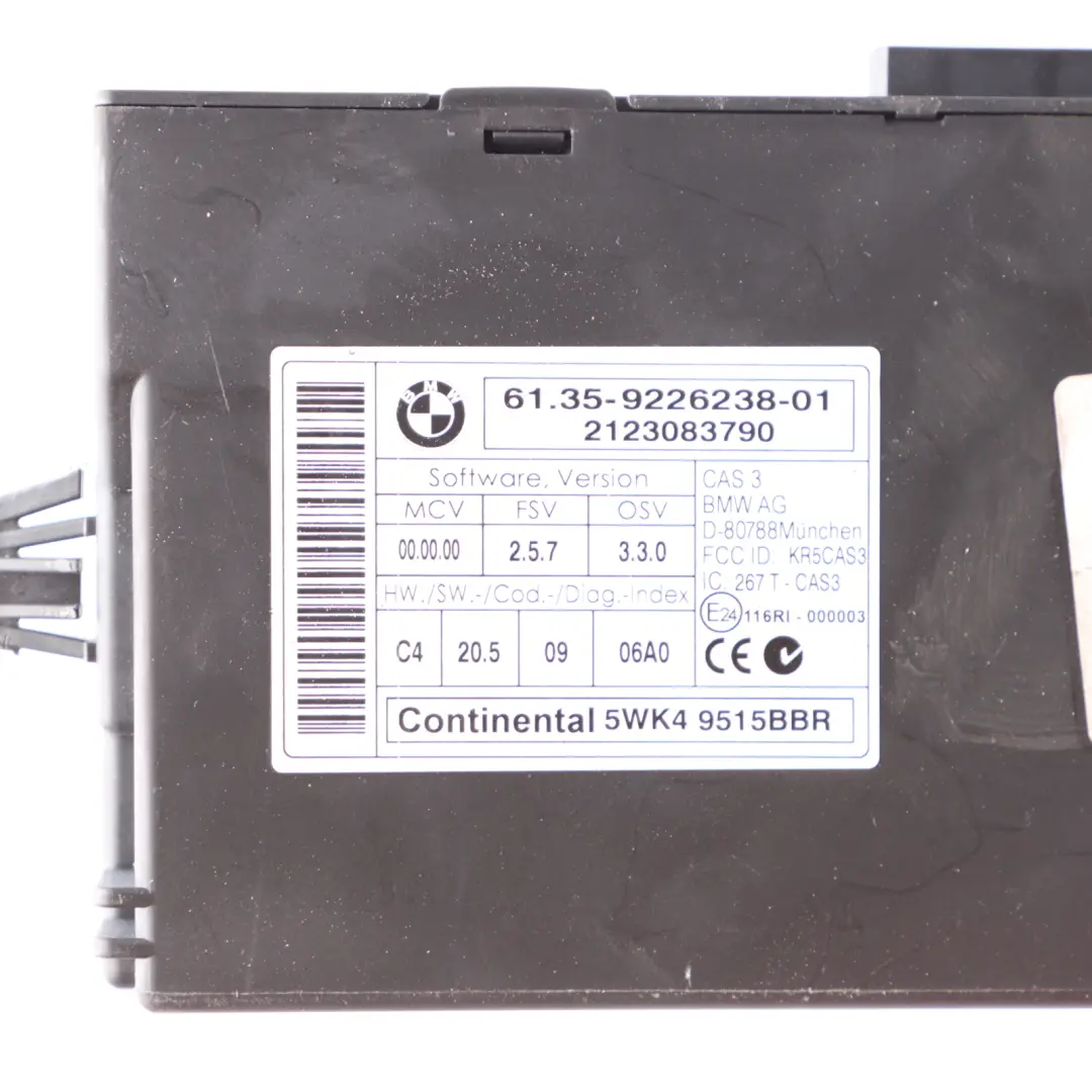 BMW E81 E87 LCI 120d 177HP N47 Control Unit Module ECU Kit DDE 7809000 CAS3 Key