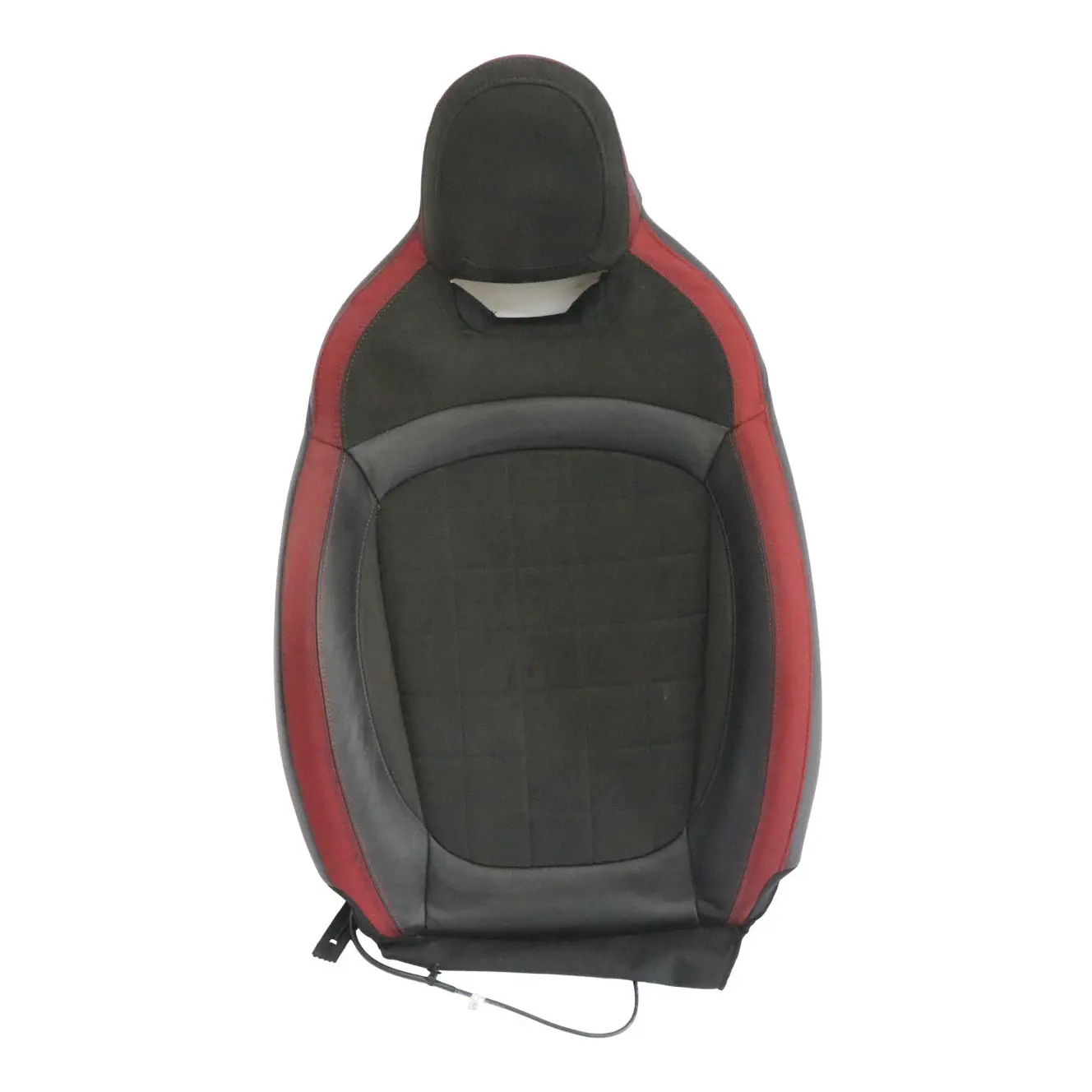 Asiento Mini F56 JCW Respaldo Sport Delantero Derecho Rojo Negro Medio Cuero