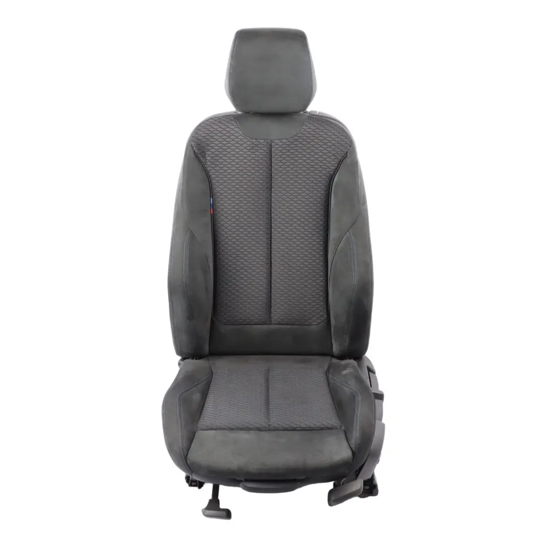 Asiento Delantero BMW F21 M Sport Izquierdo Tela Hexagon Alcantara Antracita