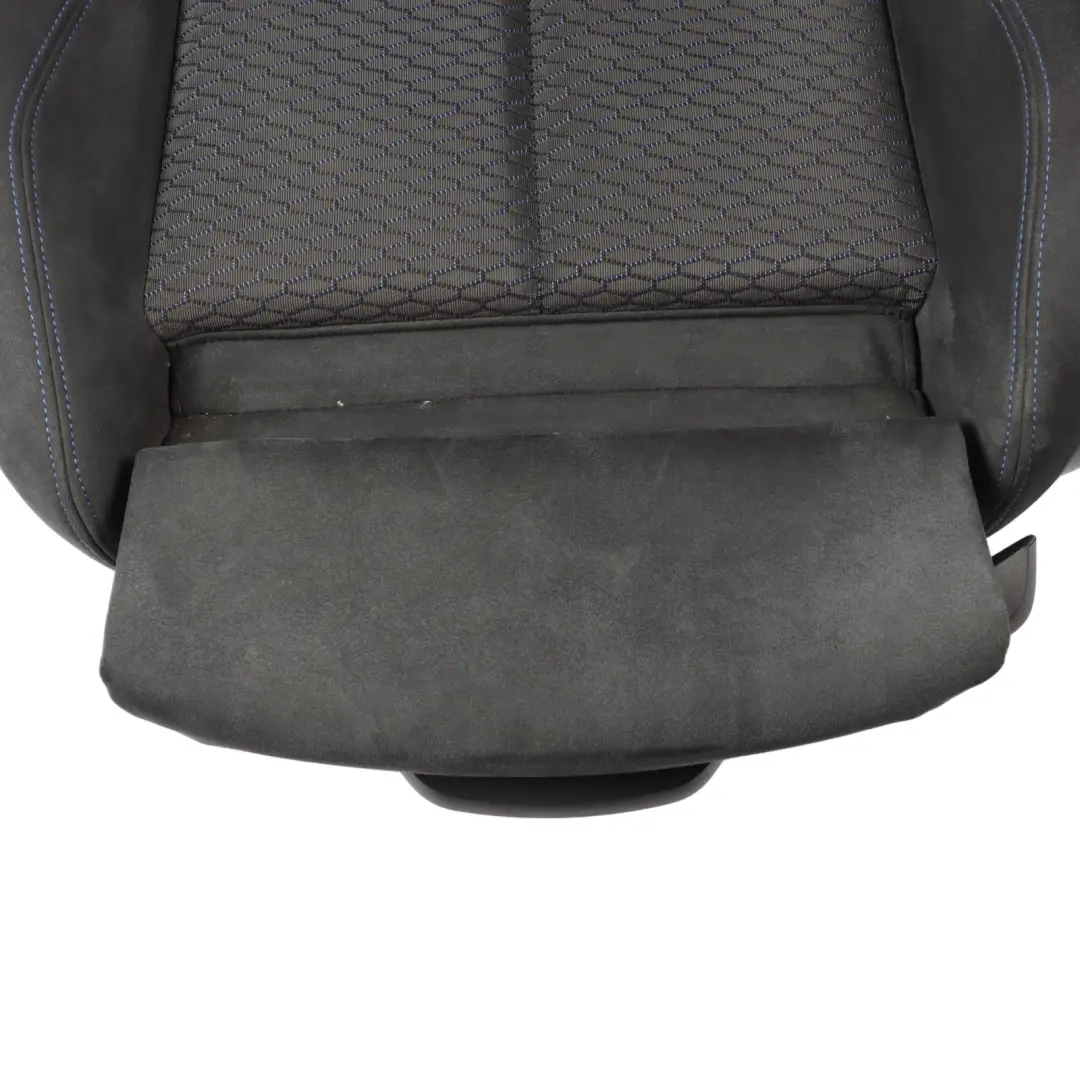 Asiento Delantero BMW F21 M Sport Izquierdo Tela Hexagon Alcantara Antracita