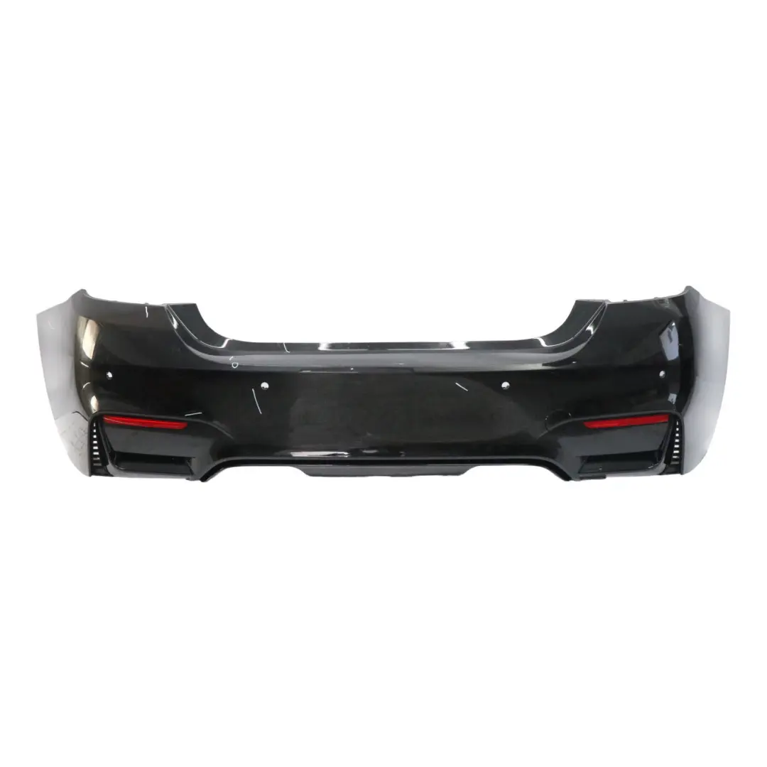 BMW F82 F83 M4 Complete Rear Bumper PDC Black Sapphire Metallic - 475