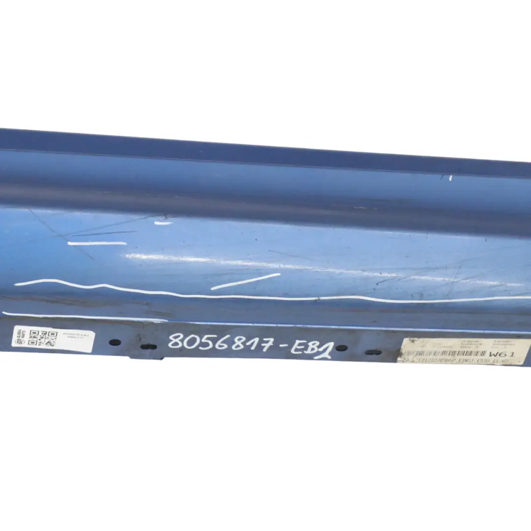 BMW F21 F22 M Sport Sill Strip Side Skirt Right O/S Estoril Blue Metallic - B45