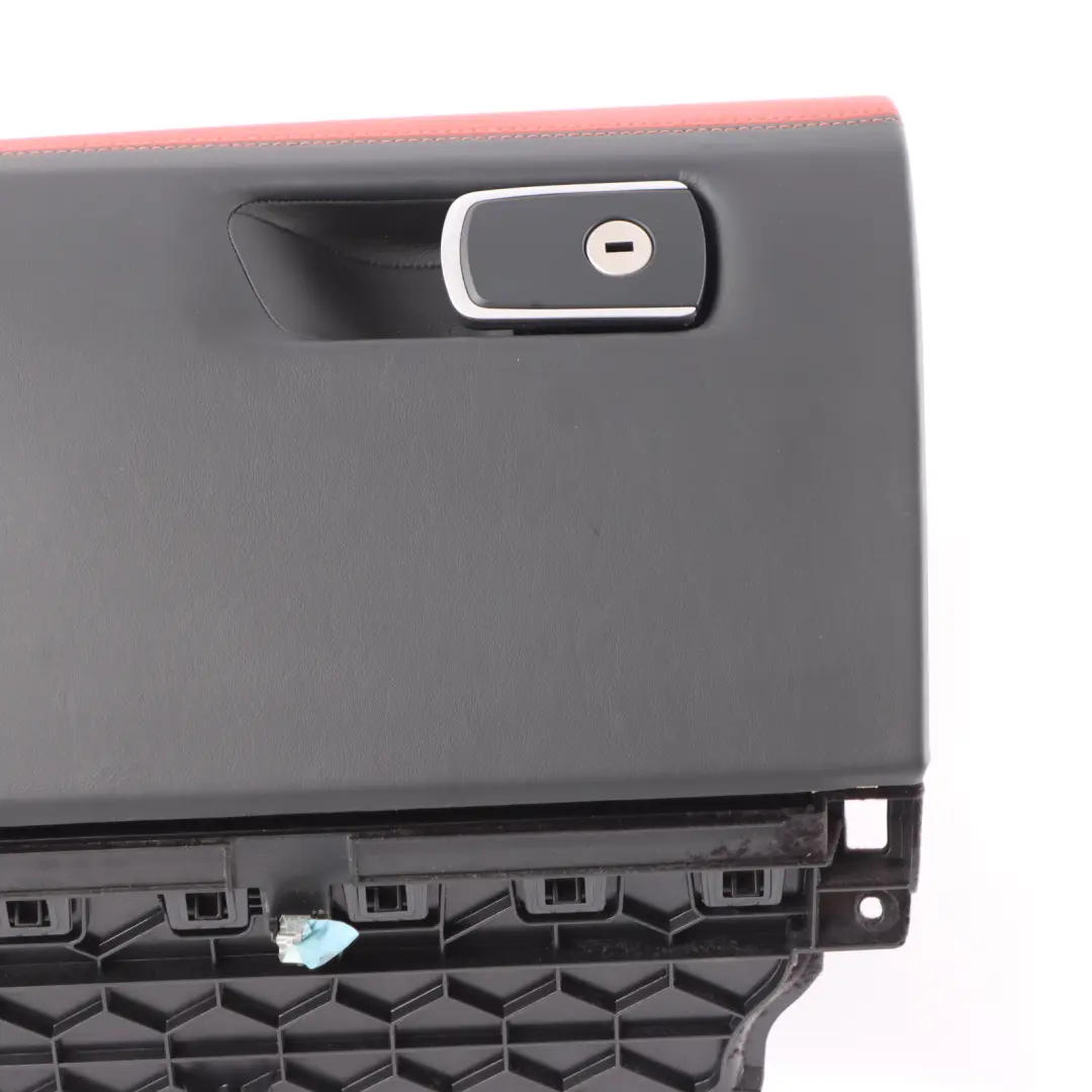 BMW F80 M3 F82 F83 M4 Dashboard Glove Box Storage Leather Merino Sakhir Orange