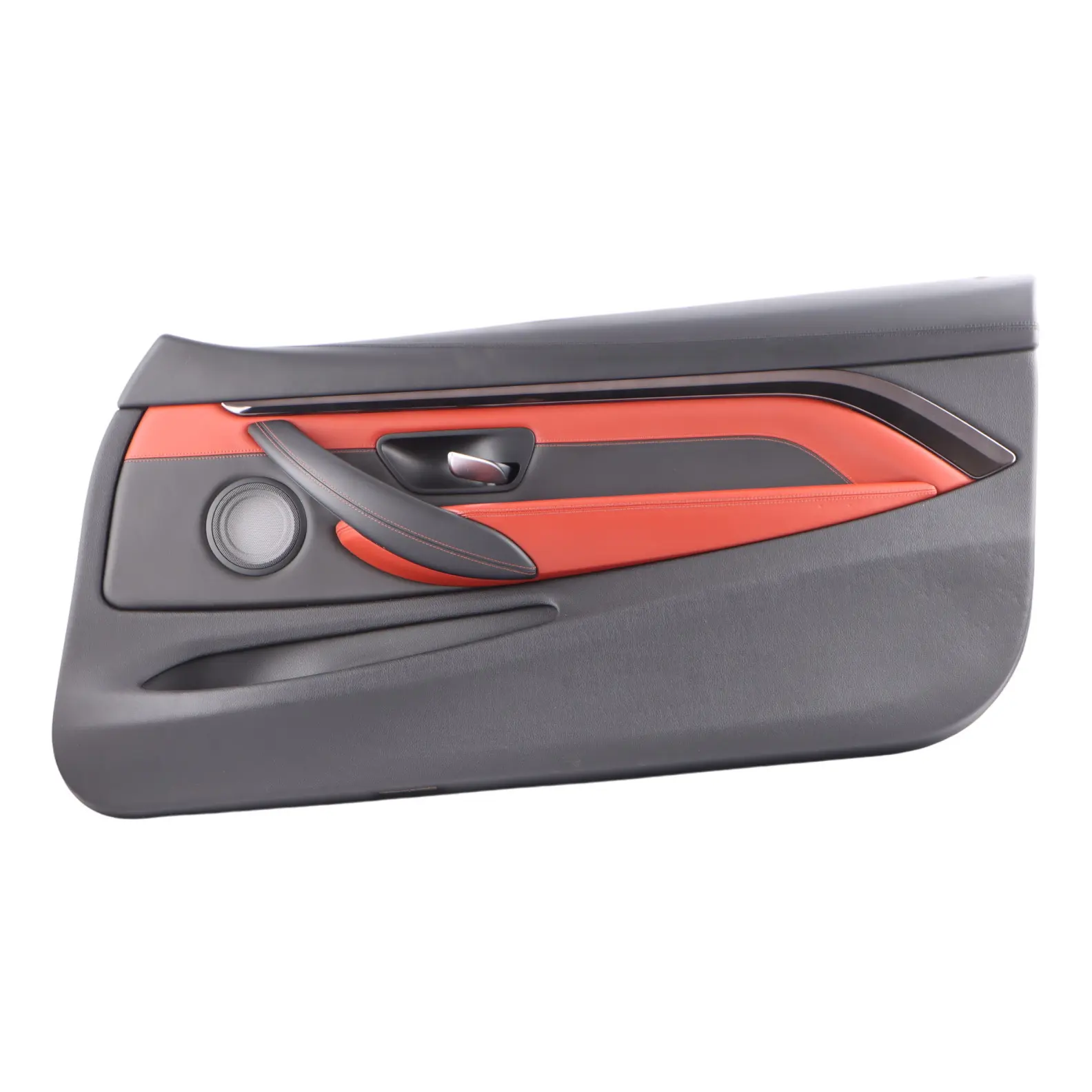 BMW F82 F83 M4 Front Right O/S Door Lining Card Full Leather Sakhir Orange