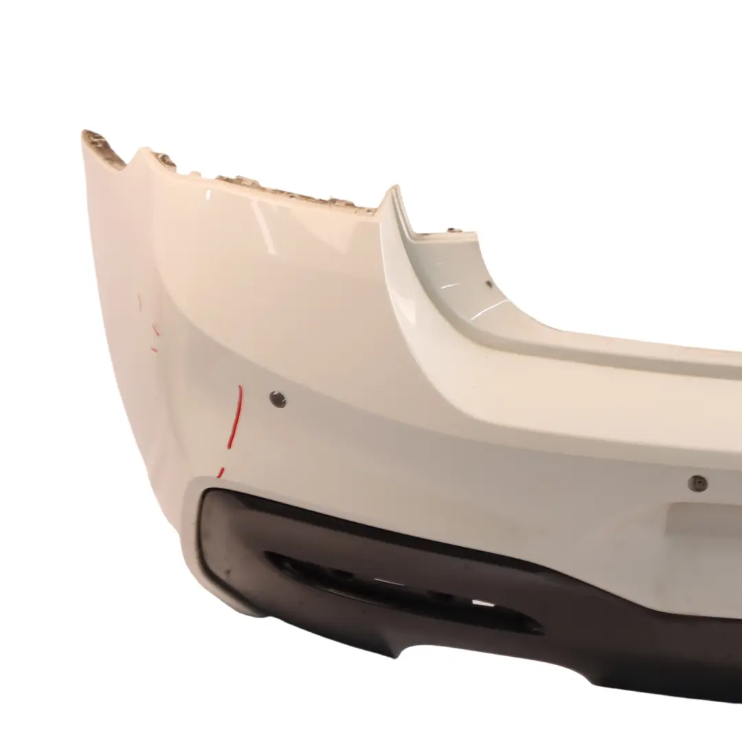 BMW F20 F21 LCI M Sport Rear Bumper Trim Panel Alpine White - 300