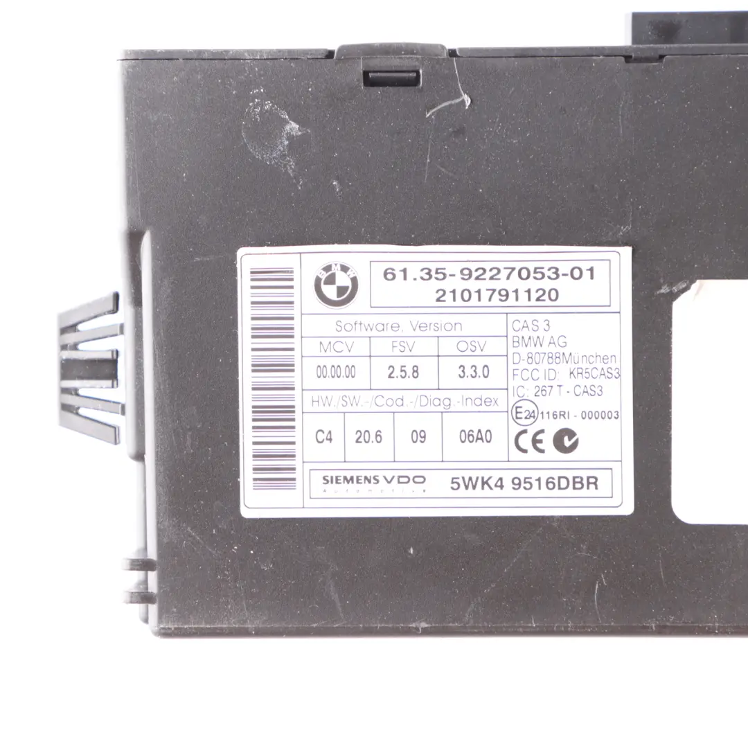 BMW E70 40dX N57S 306HP Engine Control Unit ECU Kit DDE 8506574 CAS3 Key