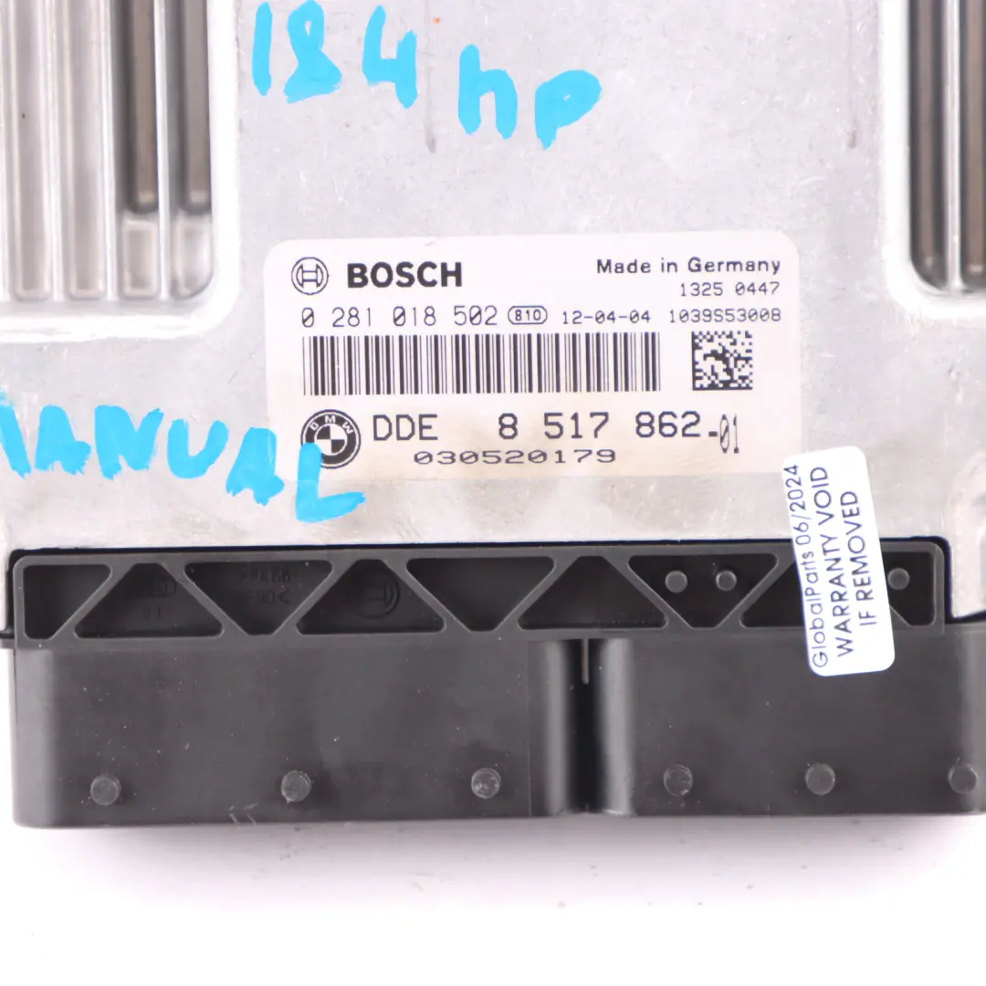 BMW F20 F30 F32 120d 320d 420d N47N 184HP ECU Kit DDE 8517862 + Key + FEM Manual