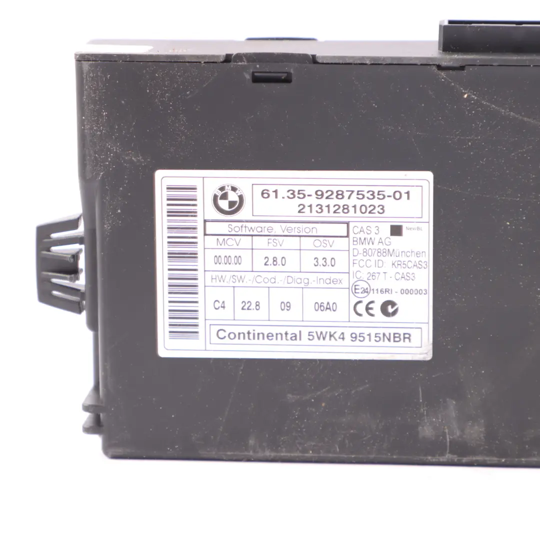 Mini Cooper D R55 R56 LCI N47N 1.6 112HP Diesel ECU CAS3 Klucz DDE 8519663 