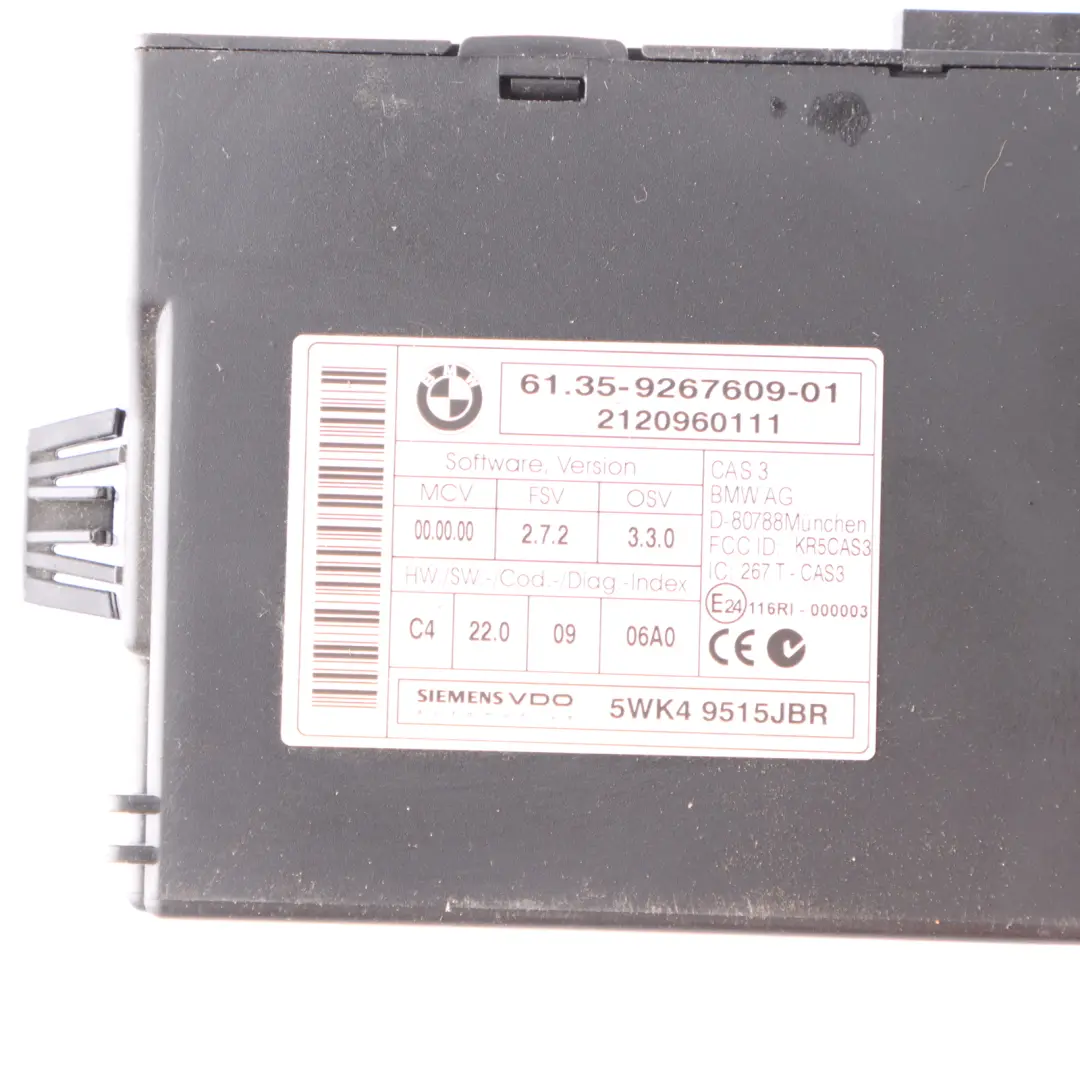 Mini Cooper D R55 R56 R60 N47 112HP Engine ECU Kit DDE CAS 3 Key 8519663 Manual