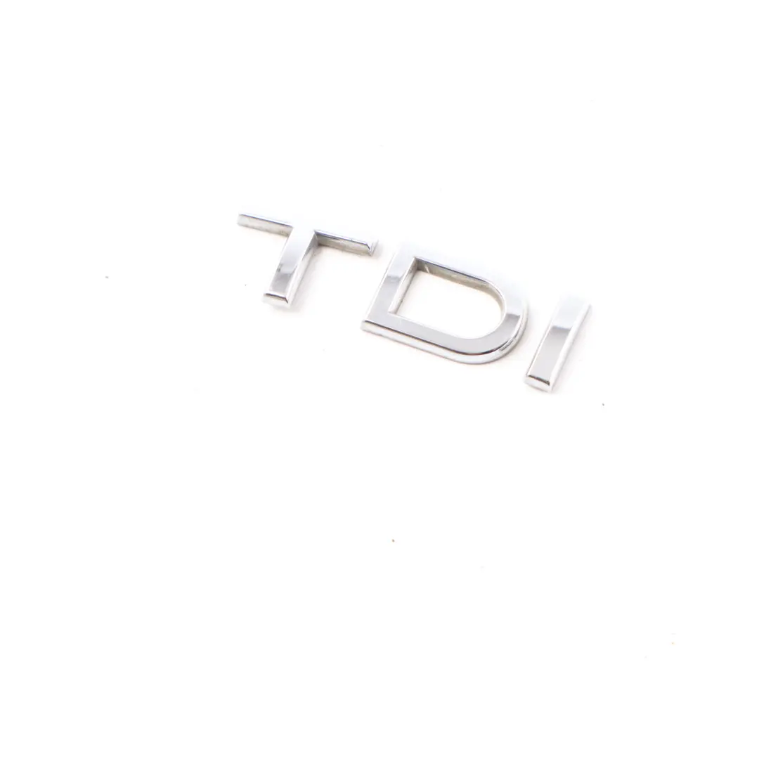 Audi A3 8P Rear Boot Tail Gate Emblem TDI Lettering Badge Chrom 8J0853737