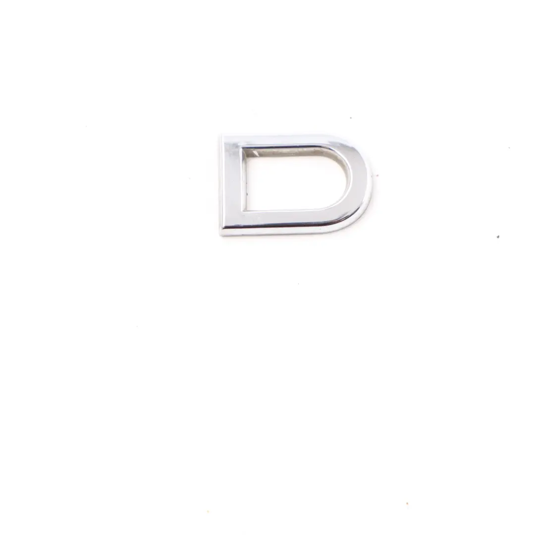 Audi A3 8P Rear Boot Tail Gate Emblem TDI Lettering Badge Chrom 8J0853737