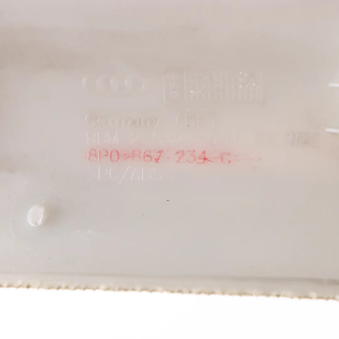 Audi A3 8P A-Pillar Column Trim Panel Covering Right O/S Grey 8P0867234C