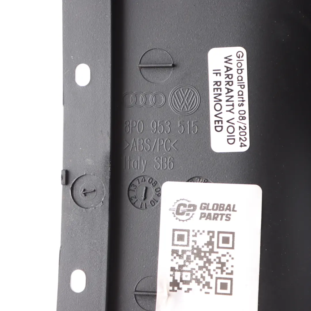 Audi A3 8P Steering Column Upper Surround Trim Panel Panelling Cover 8P0953515