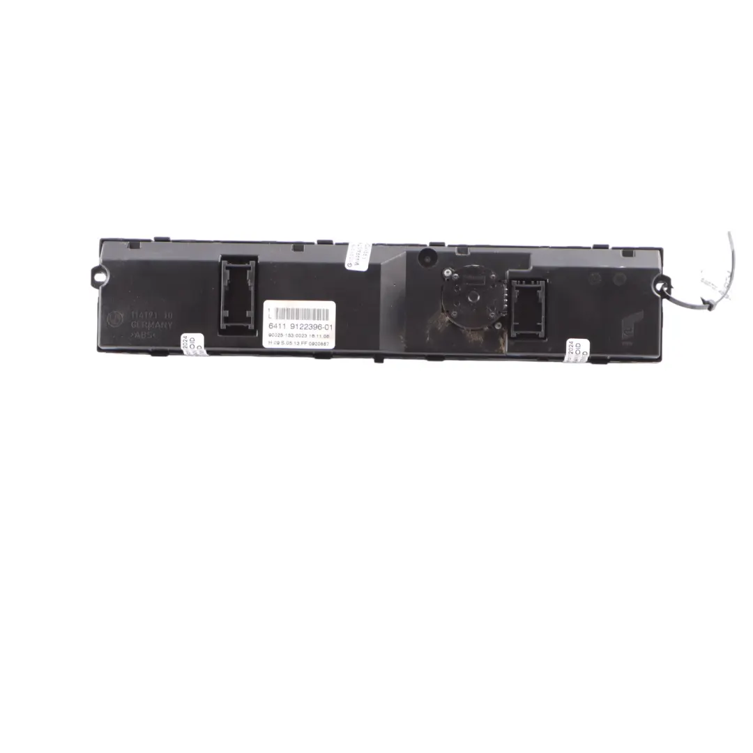 BMW E60 E61 Basis Automatic Air Conditioning A/C Control Unit 9122396