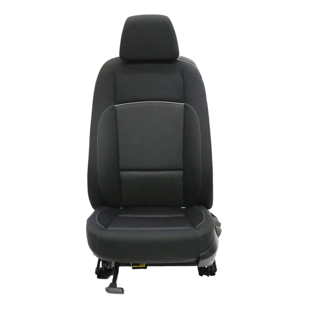 BMW E81 E82 Delantero Izquierdo Tela Asiento Lateral Red Antracita