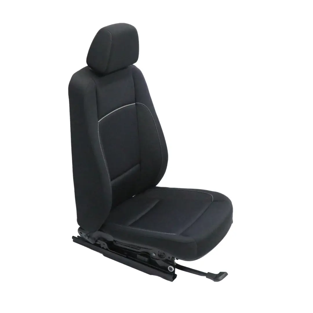 BMW E81 E82 Delantero Izquierdo Tela Asiento Lateral Red Antracita