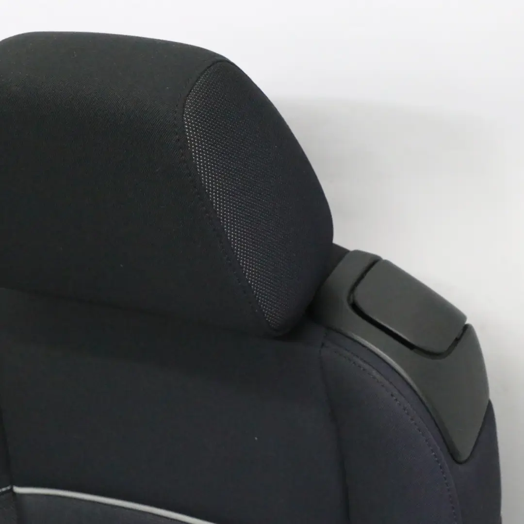 BMW E81 E82 Delantero Izquierdo Tela Asiento Lateral Red Antracita