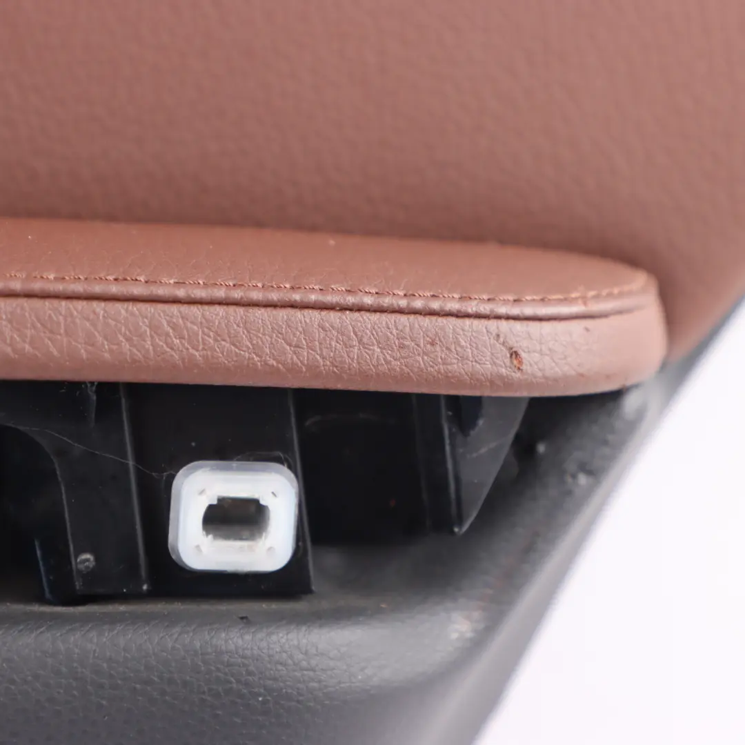 BMW E90 LCI Door Card Cover Rear Right O/S Trim Panel Black Brown 9152390