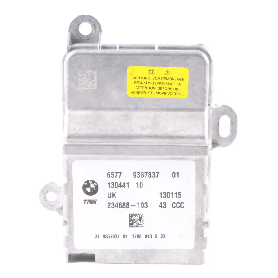 BMW F45 X1 F48 Mini F54 F55 F56 Módulo Airbag Air Bag Unidad Control ECU 9367837