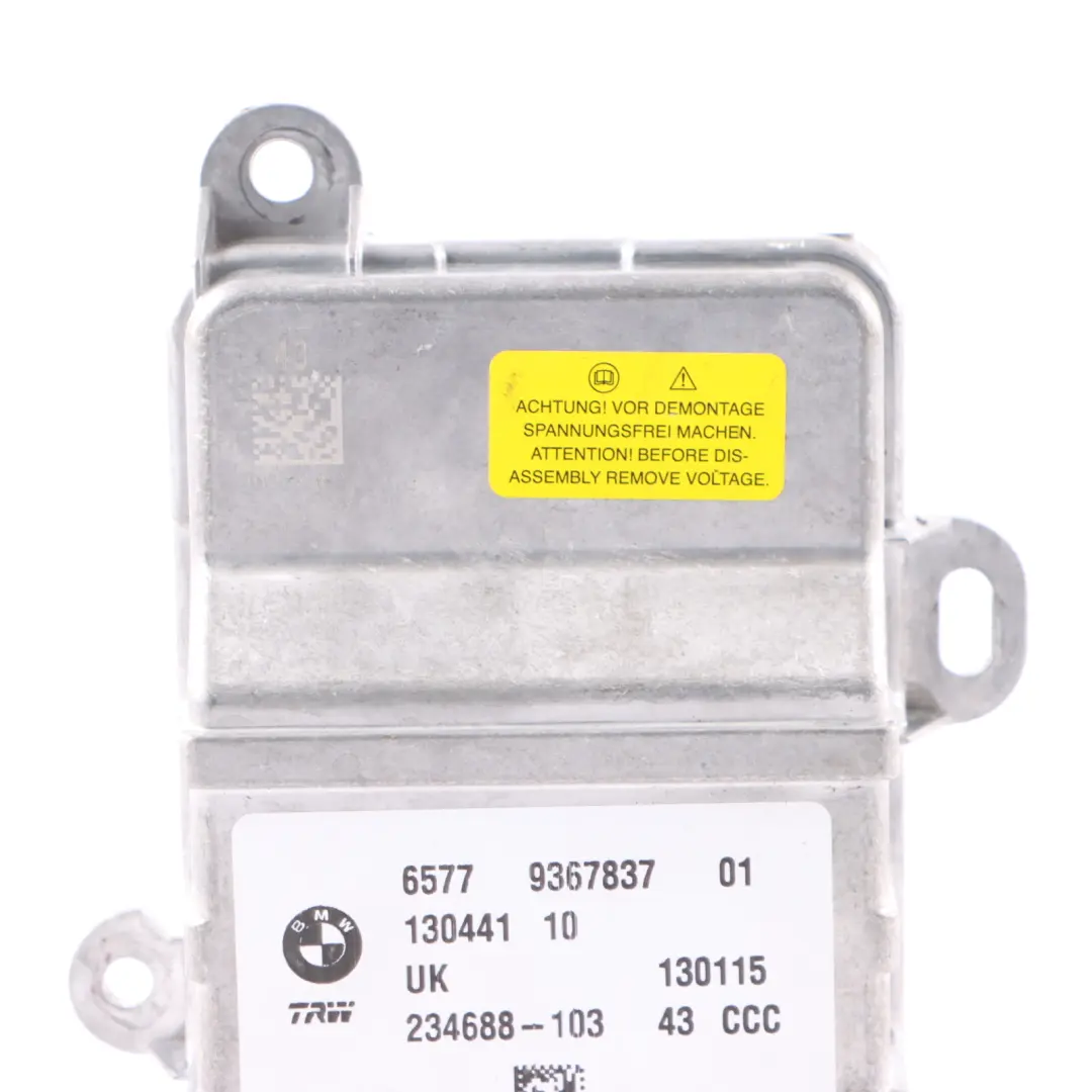 BMW F45 X1 F48 Mini F54 F55 F56 Sensor Moduł Poduszki Powietrznej 9367837