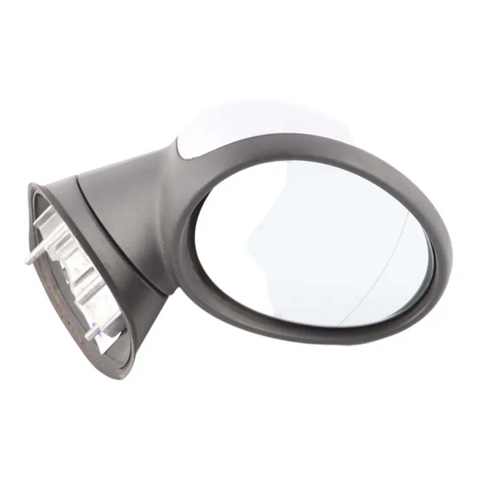 Wing Mirror Mini R60 R61 Heated Right O/S Outside Crystal Silver - B12