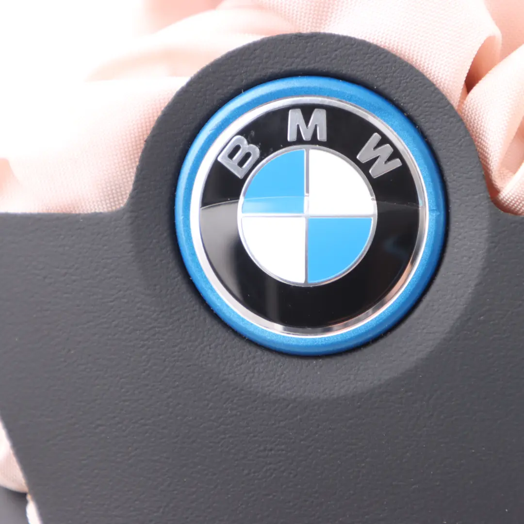 BMW I4 G26 Gran Coupe Steering Wheel Air Module Buttons Leather Black 9890345