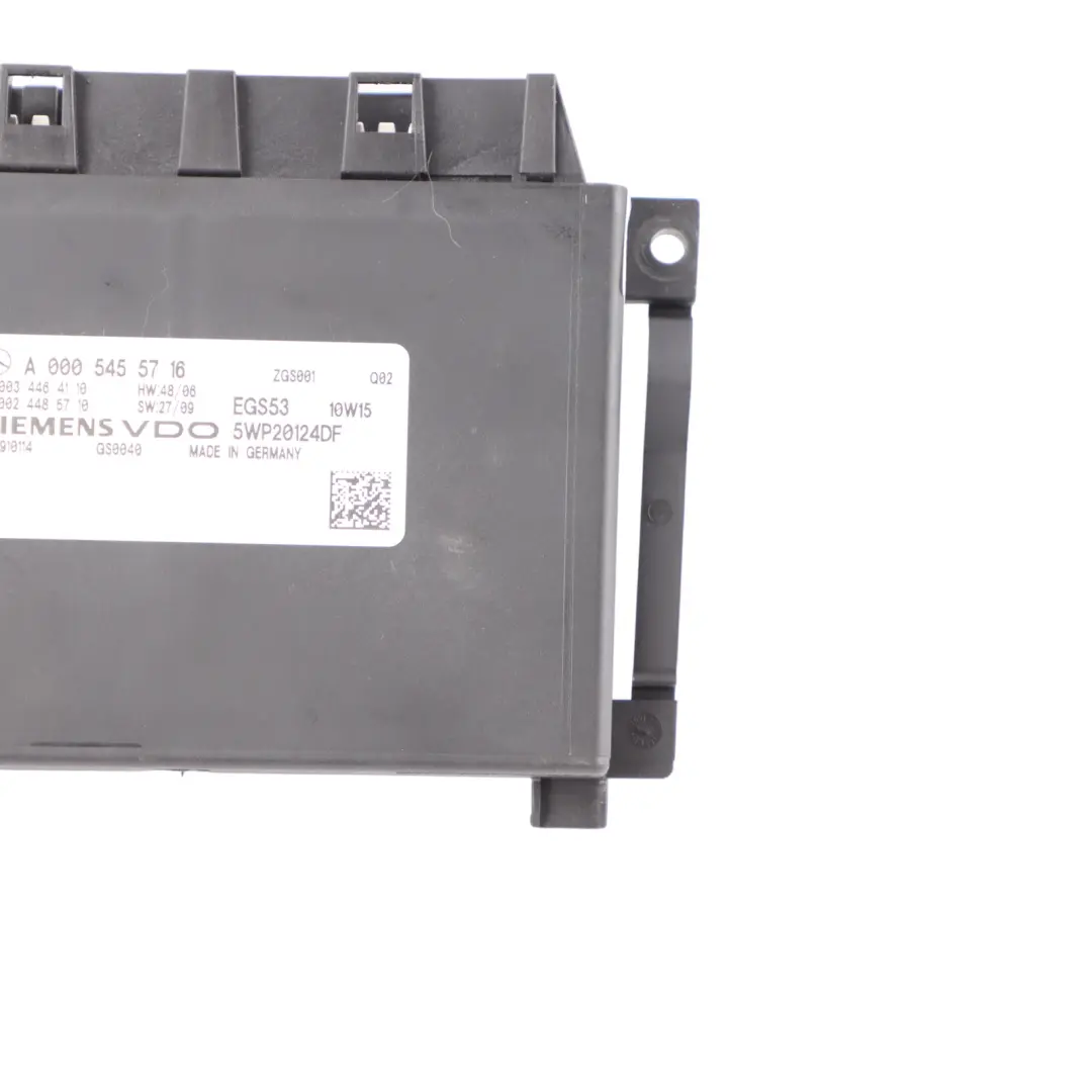 Mercedes W204 C220 CDI Automatic Transmission Control Module TCU A0005455716